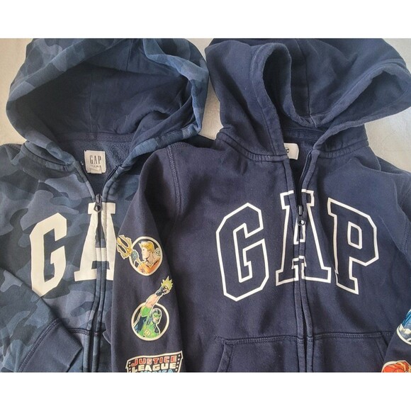 Gap boys hoddie jacket size 8 Lot of 2 - Picture 5 of 7